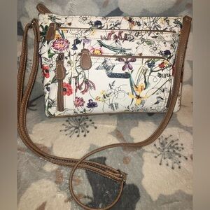 Multi sac Floral Leather Crossbody Bag